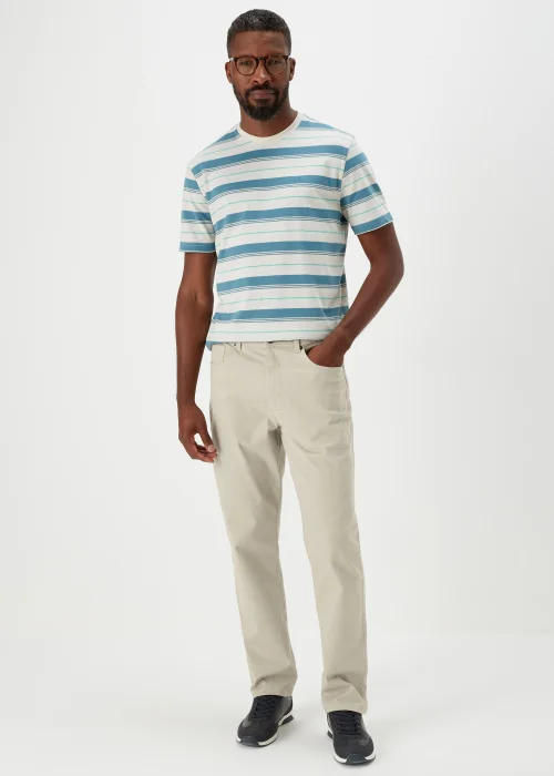 Lincoln Bone 5 Pocket Trousers - 32 Waist Regular Image 1