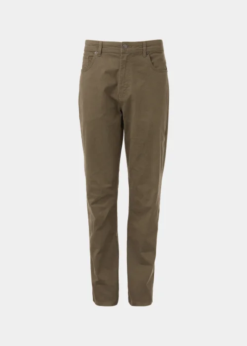 Lincoln Khaki 5 Pocket Trousers - 32 Waist Regular Image 5