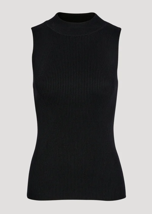 Et Vous Black Knitted Vest Top - 8 Image 5