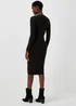 Et Vous Black Knitted Button Dress - 8 Image 2