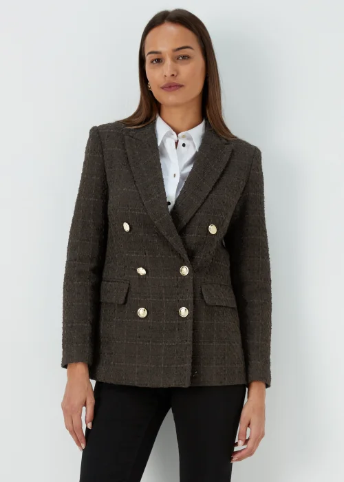 Et Vous Black Textured Blazer - 8 Image 1