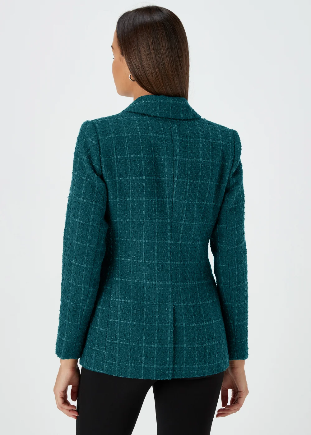Et Vous Green Textured Blazer - 8 Image 2