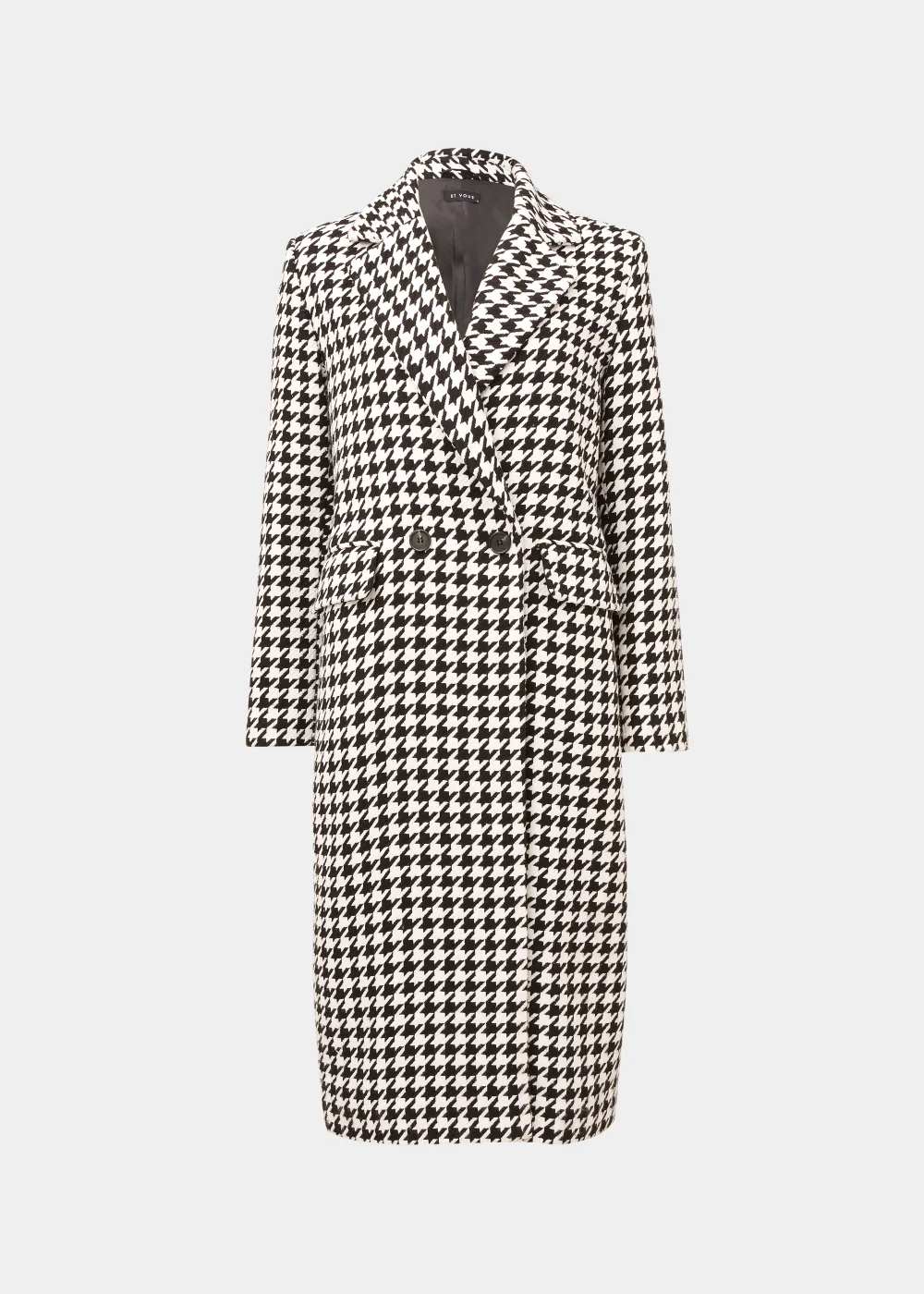 Et Vous Monochrome Dogtooth Formal Coat - 8 Image 5