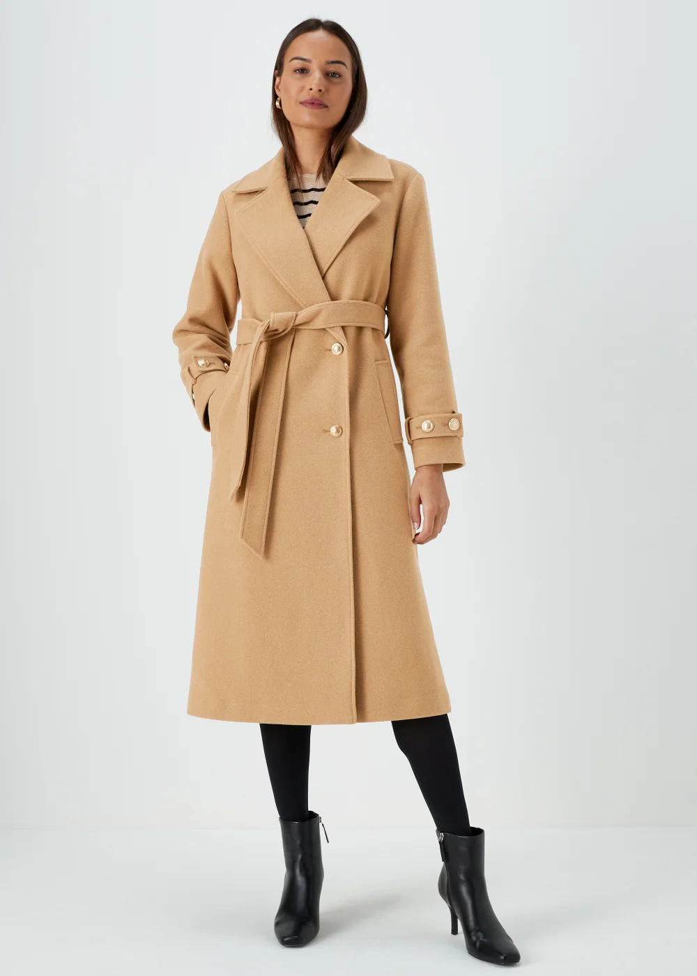 Et Vous Beige Camel Coat - 8 Image 1