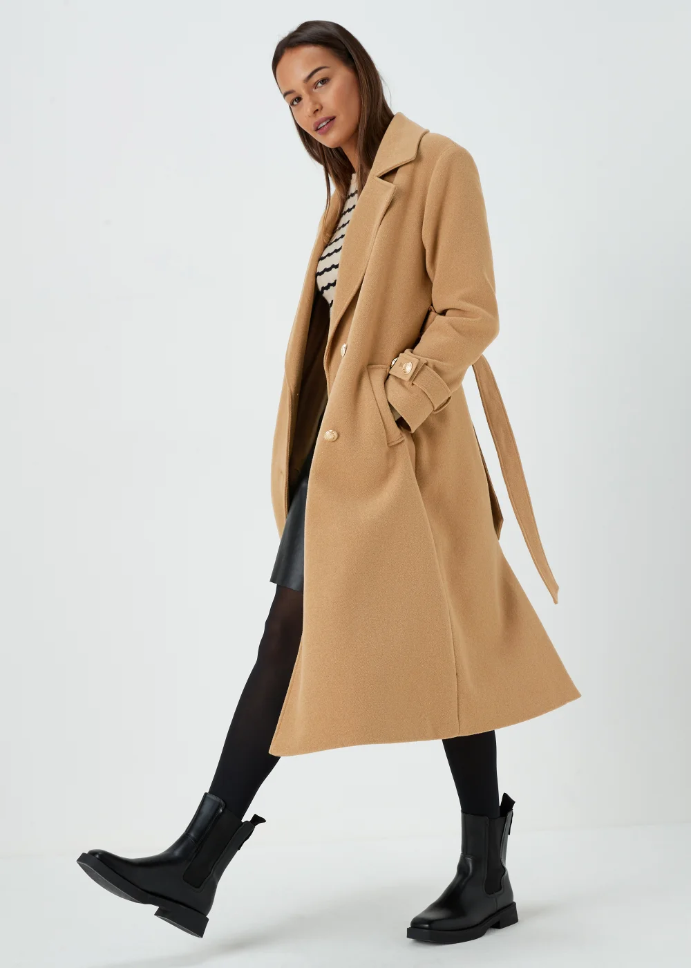 Et Vous Beige Camel Coat - 8 Image 4