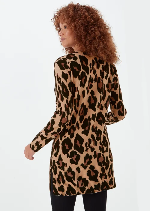 Multicoloured Animal Print Soft Tunic Dress - 8 Image 2