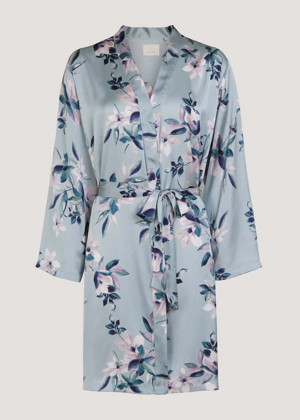satin dressing gown matalan Coral Double Cloth Dressing Gown - Small