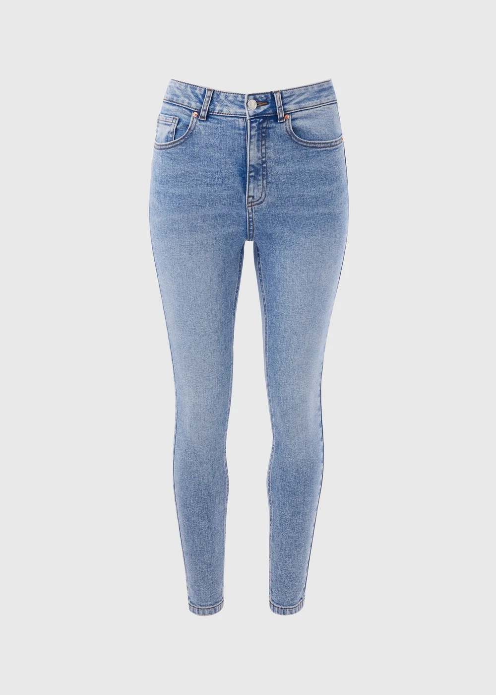 April Mid Wash Skinny Jeans - 8/L29 Image 4