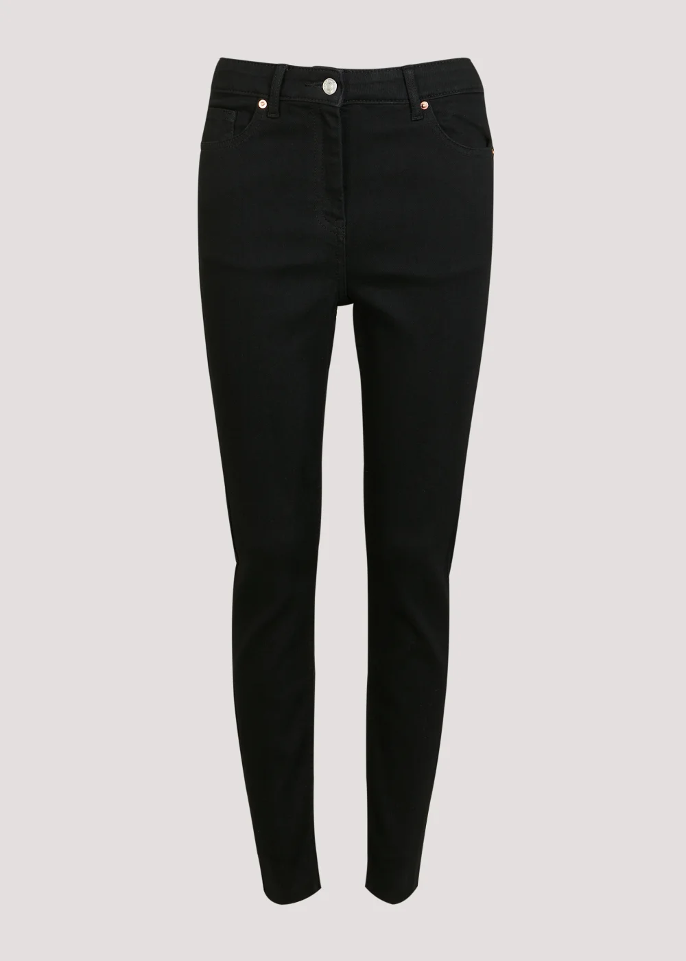 April Black Ankle Grazer Super Skinny Jeans - Size 8 Image 1