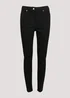 April Black Ankle Grazer Super Skinny Jeans - Size 8 Image 1
