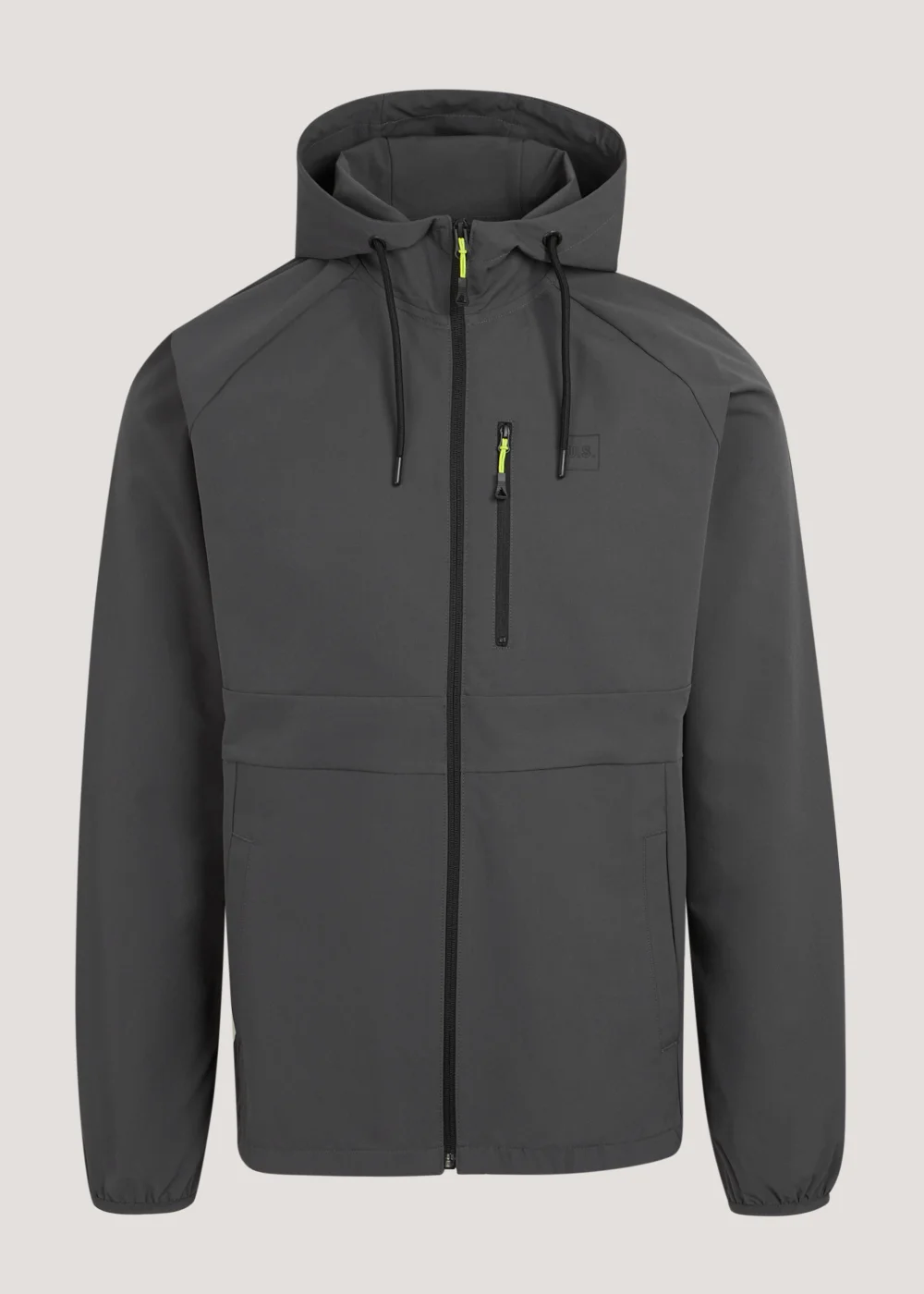 US Athletic Grey Woven Zip Up Jacket - XS Image 5