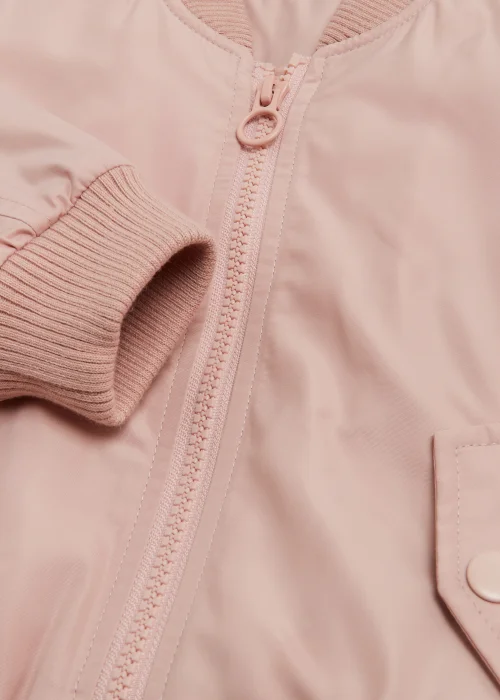 Girls Pink Bomber Jacket (9mths-6yrs) - 9-12 months Image 2