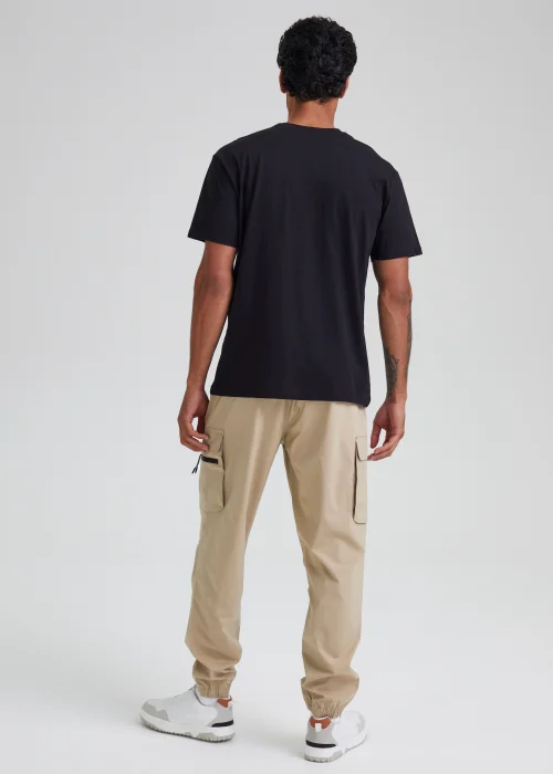 Stone Cuffed Slim Fit Cargo Trousers - Extra small Image 2