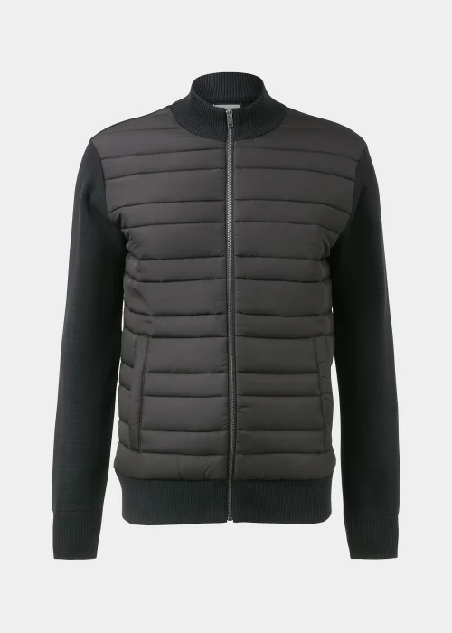 Black Quilted Hybrid Jacket - S Image 5