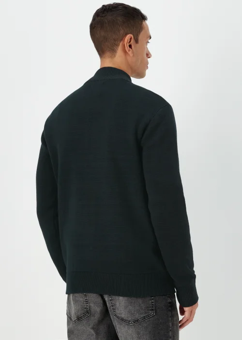 Black Quilted Hybrid Jacket - S Image 2