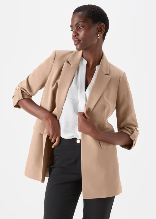 Et Vous Stone Crepe Blazer - 8 Image 1