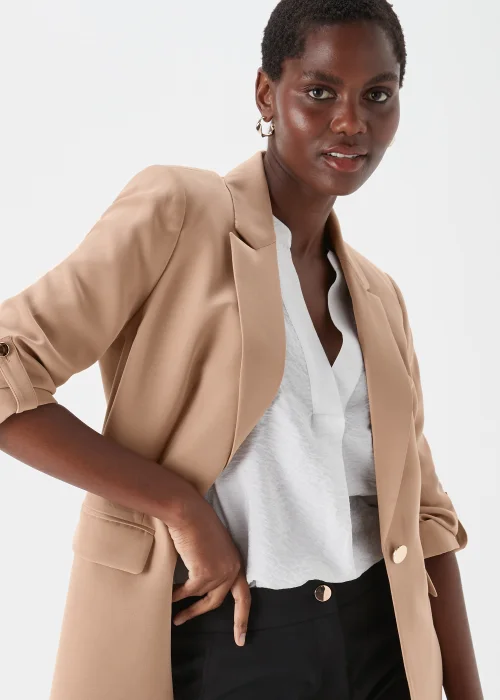 Et Vous Stone Crepe Blazer - 8 Image 3
