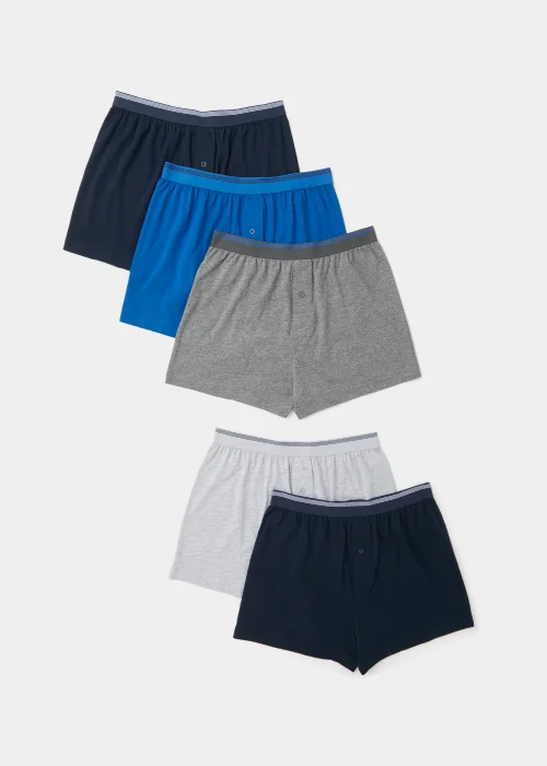 5 Pack Loose Fit Boxers - Small Image 1