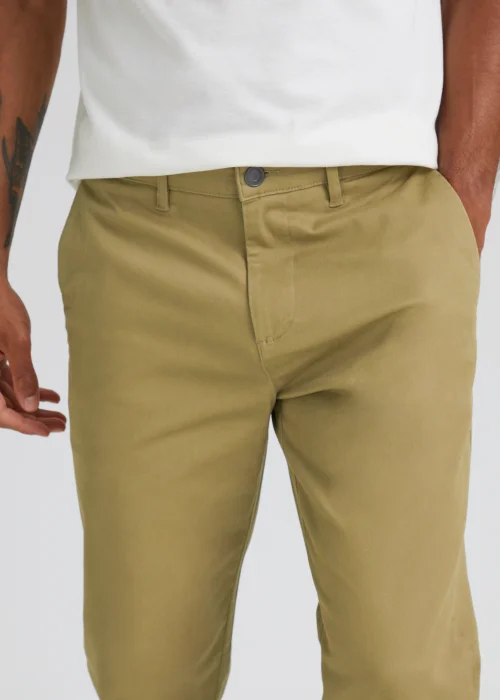 Stone Slim Fit Stretch Chinos - 30 Waist Regular Image 3
