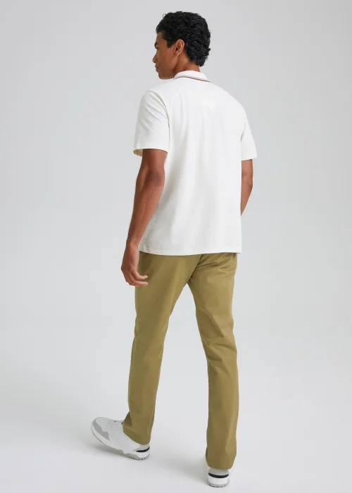 Stone Slim Fit Stretch Chinos - 30 Waist Regular Image 2