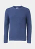 Cobalt Blue Knitted Sweatshirt - Small Image 5