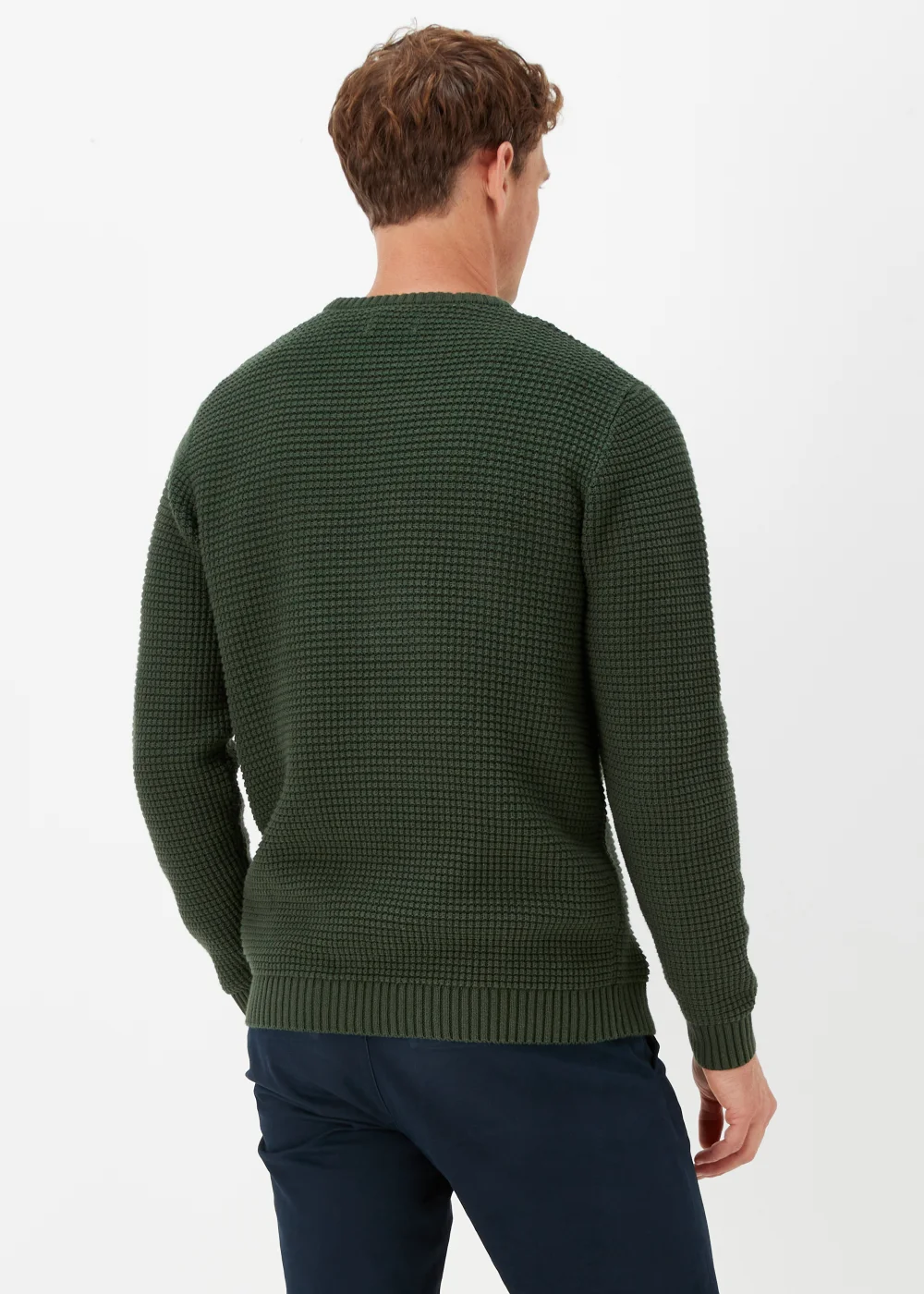 Green Knitted Sweatshirt - S Image 2