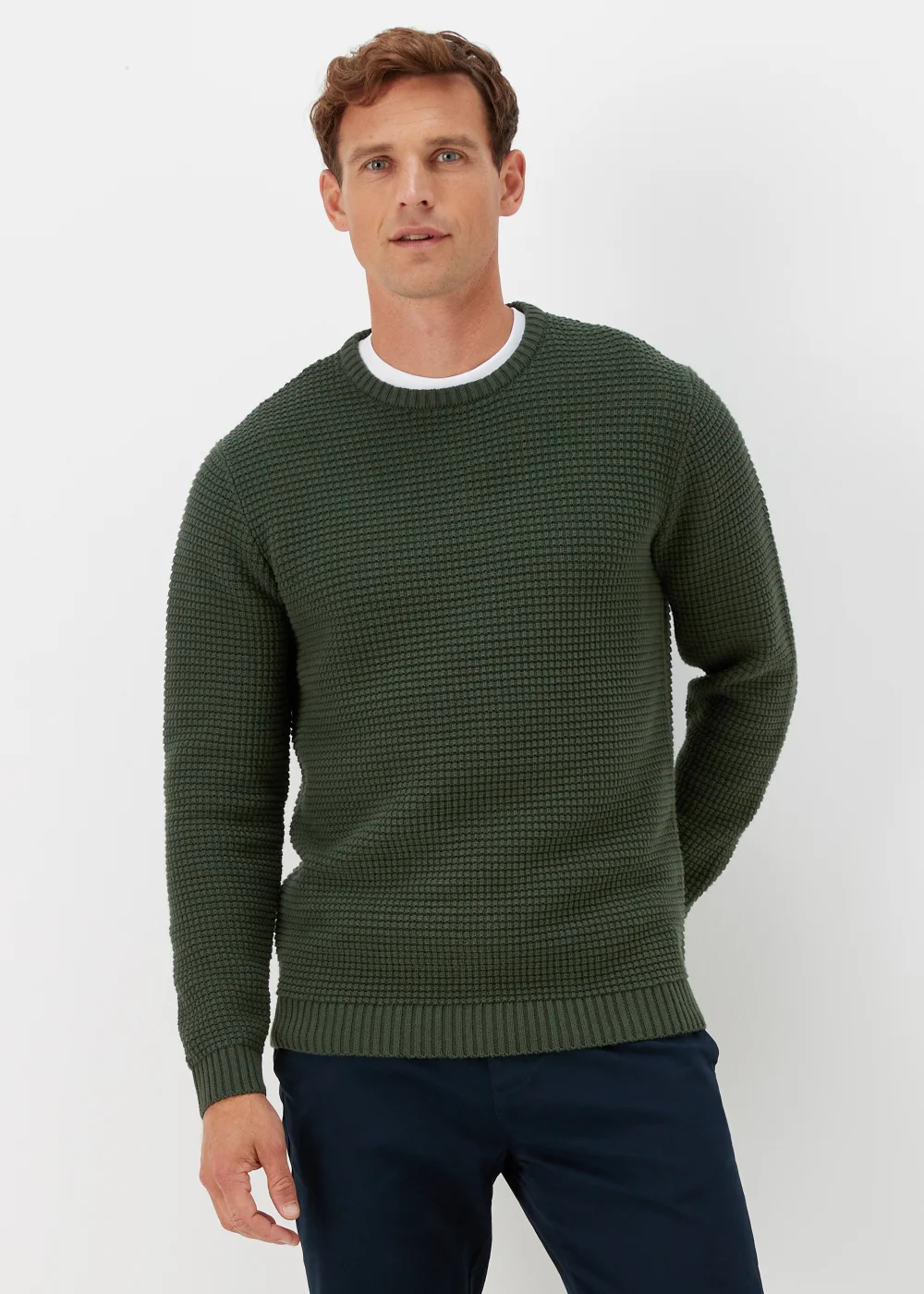 Green Knitted Sweatshirt - S Image 1