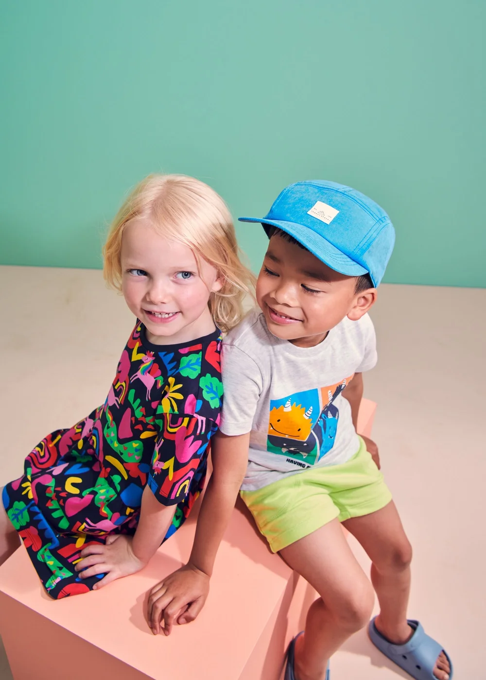 Boys Grey Monster Print T-Shirt (9mths-6yrs) - Age 9 - 12 Months Image 3