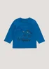 Boys Blue Daddy Dinosaur T-Shirt (9mths-6yrs) - Age 9 - 12 Months Image 1