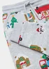 Kids Grey Marl Christmas Joggers (9mths-6yrs) - Age 9 - 12 Months Image 2