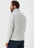 Lincoln Grey Diamond Quilt Gilet - S Image 2
