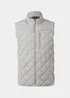 Lincoln Grey Diamond Quilt Gilet - S Image 5
