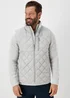 Lincoln Grey Diamond Quilt Gilet - S Image 1