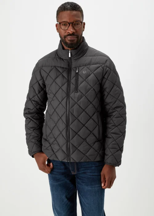 Lincoln Black Diamond Quilt Jacket - Small Image 1