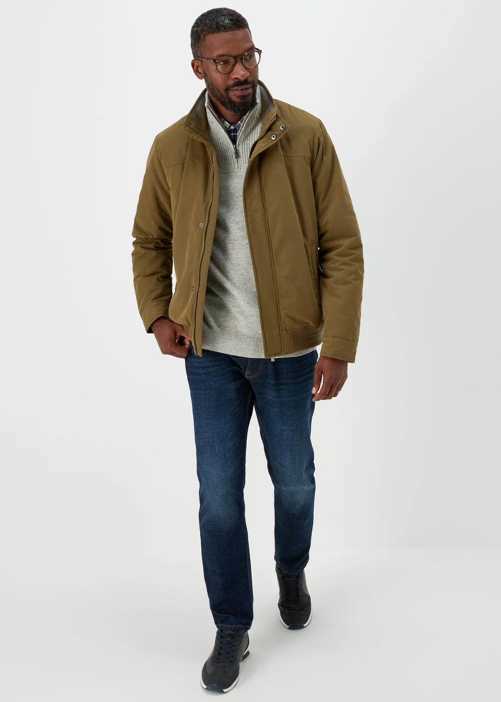 Lincoln Khaki Harrington Jacket - S Image 4