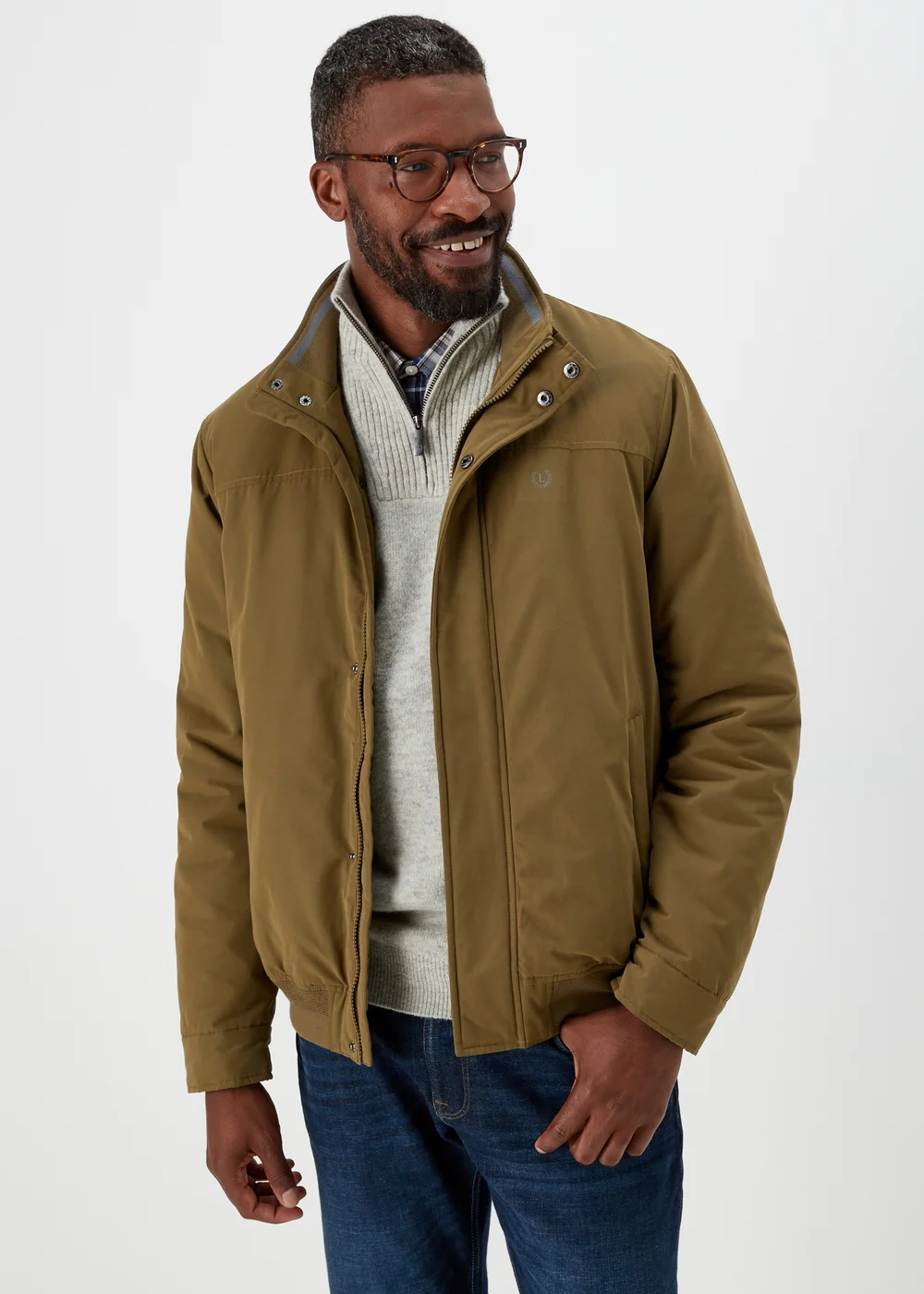 Lincoln Khaki Harrington Jacket - S Image 1