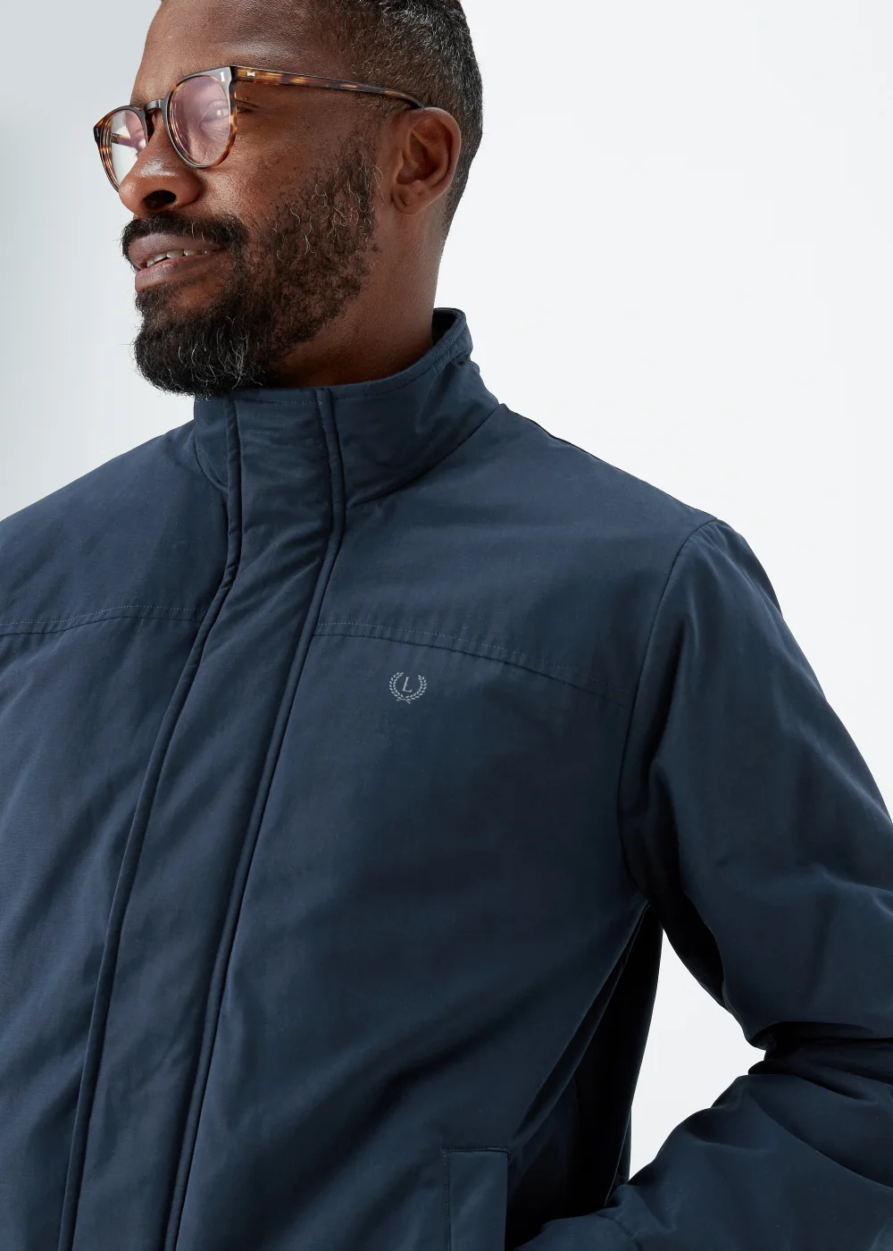 Lincoln Navy Harrington Jacket - S Image 3