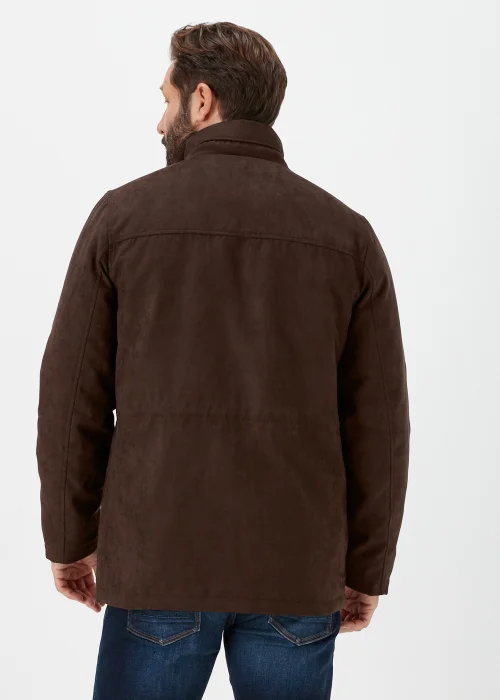 Lincoln Brown Mock Suede Jacket - S Image 2