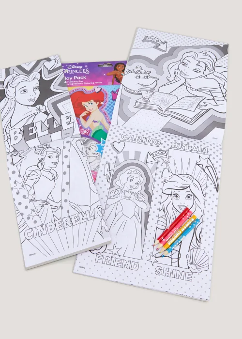 Disney Princess Colouring Play Pack Image 2