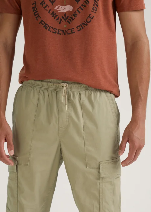Stone Twill Cuffed Cargo Trousers - Extra small Image 3