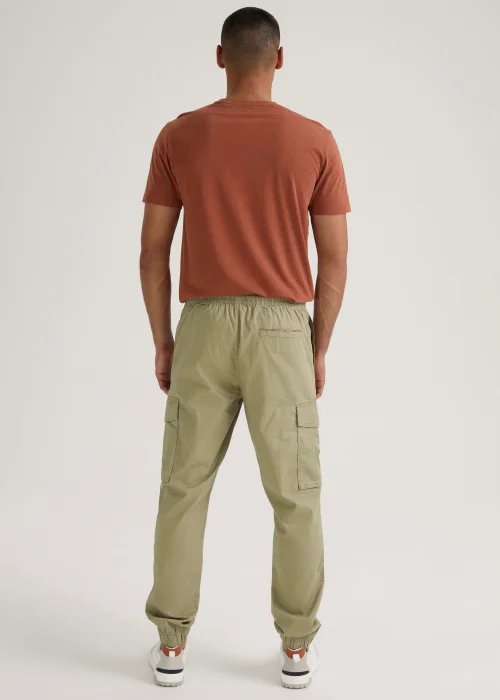 Stone Twill Cuffed Cargo Trousers - Extra small Image 2