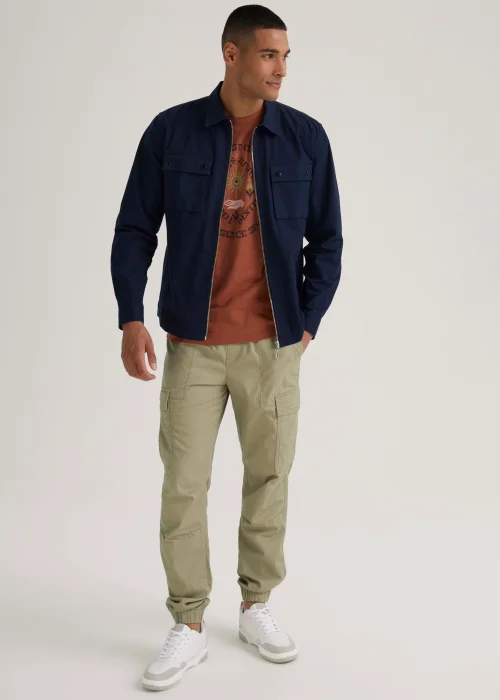 Stone Twill Cuffed Cargo Trousers - Extra small Image 4