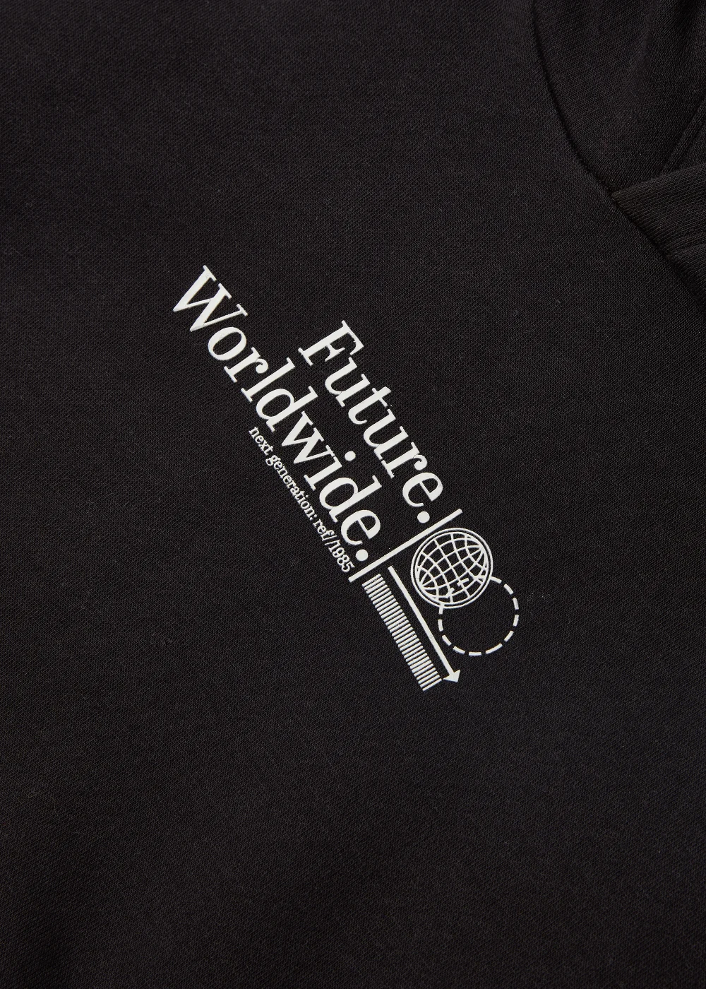 Boys Black Future Worldwide Hoodie (4-13yrs) - 4 Yrs Image 6