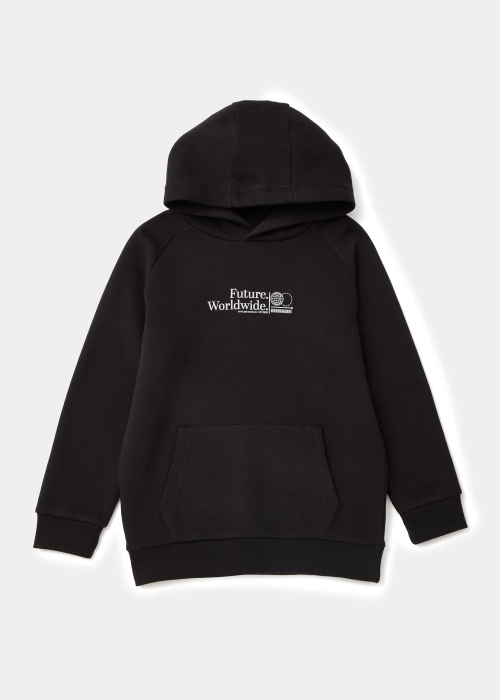 Boys Black Future Worldwide Hoodie (4-13yrs) - 4 Yrs Image 5