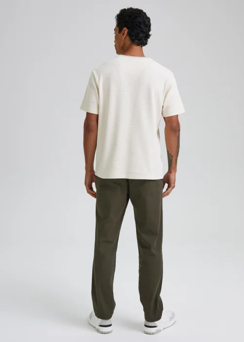 Khaki Textured Trousers - Extra small Image 2
