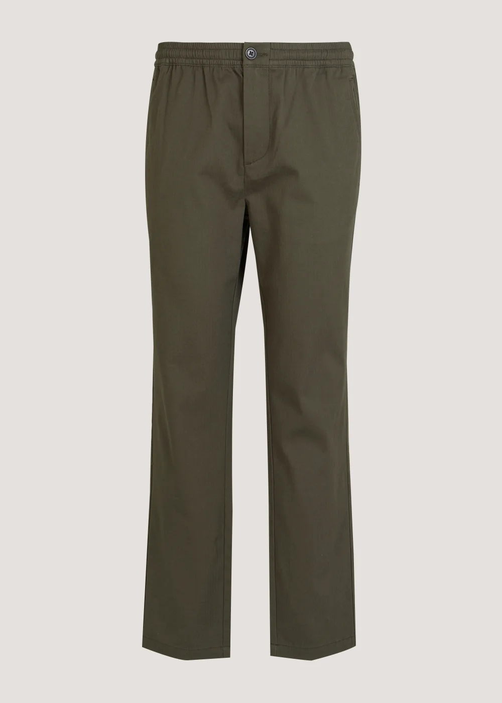 Khaki Textured Trousers - Extra small Image 5