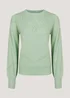 Green Pointelle Stitch Jumper - XS Image 5