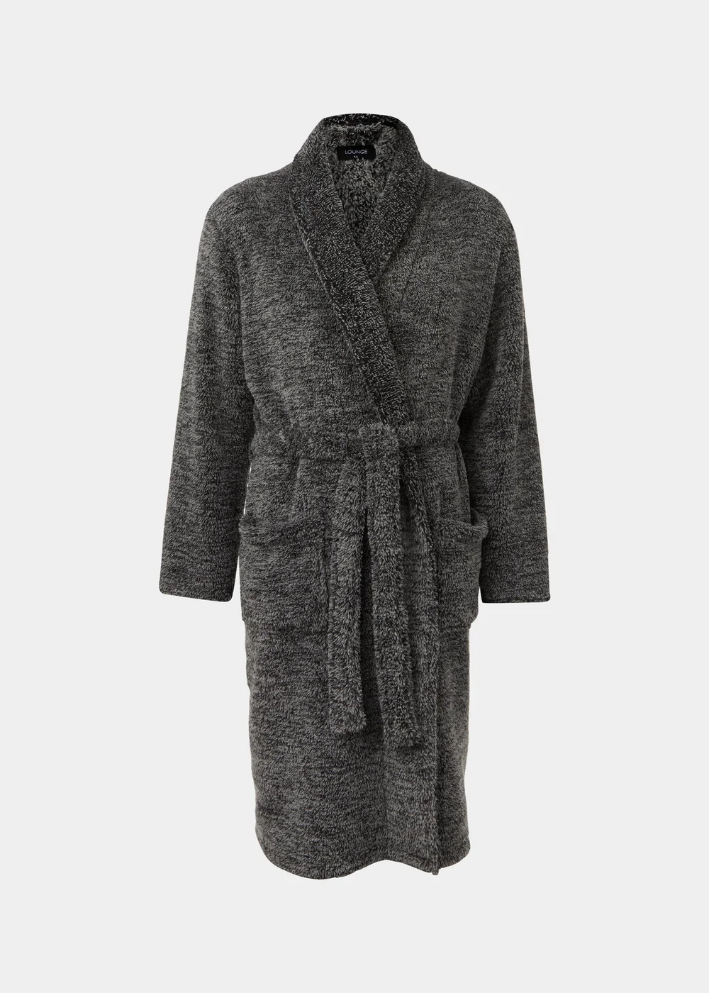 Grey Dressing Gown - Small Image 4