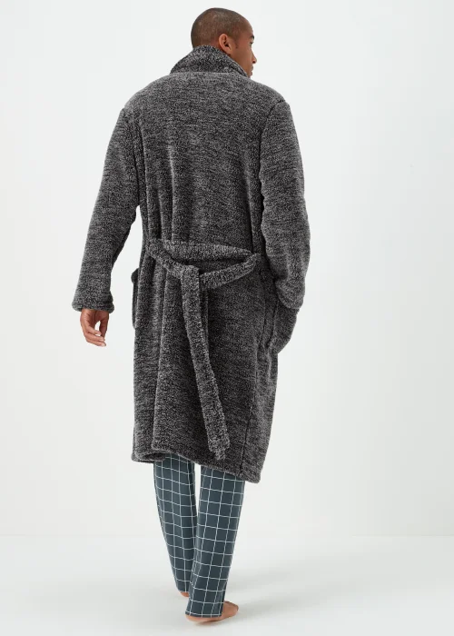 Grey Dressing Gown - Small Image 2