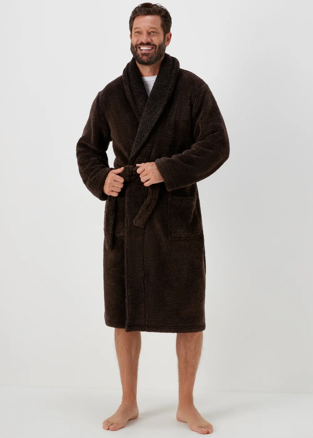Brown Dressing Gown - Small | Matalan Brown Dressing Gown - Small | Matalan